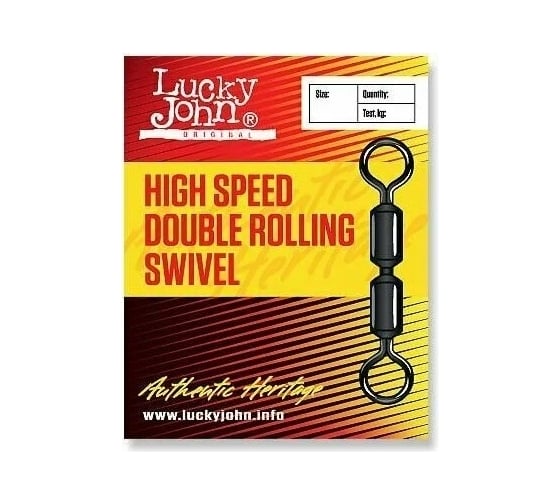 Вертлюги Lucky John HIGH SPEED DOUBLE ROLLING 012 5 шт LJ5067-012