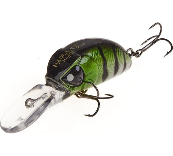 Воблер плавающий Lucky John LJ Pro Series HAIRA TINY LBF 3.3 см, цвет 148 Plus Foot HAT33LBF-148 1