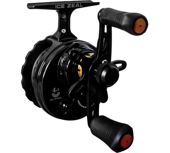 Зимняя инерционная катушка Black Side ICE ZEAL BLACK (4+1 подш.) BSIZ60
