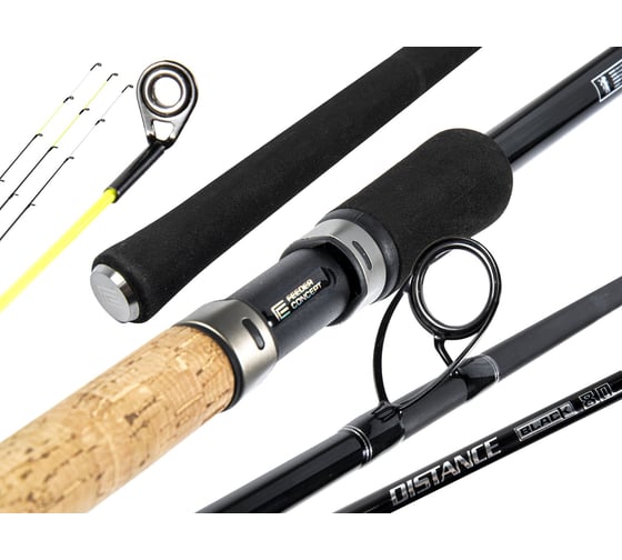 Удилище фидерное FEEDER CONCEPT Distance BLACK 080г, 3.90 м FCDIB080-390