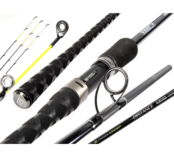 Удилище фидерное FEEDER CONCEPT Distance BLACK 100г, 4.20 м FCDIB100-420