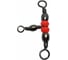 Вертлюги трехсторонние с бусиной Lucky John LJ Pro Series CROSLINE цвет 007, 7 шт LJP5109-007 1