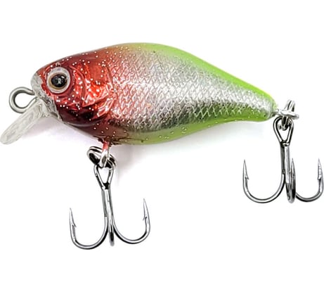 Воблер Namazu Heady Crank, L-40 мм, 4.3 г, крэнк, плавающий (0-1.5м), цвет №4 N30-40-C04