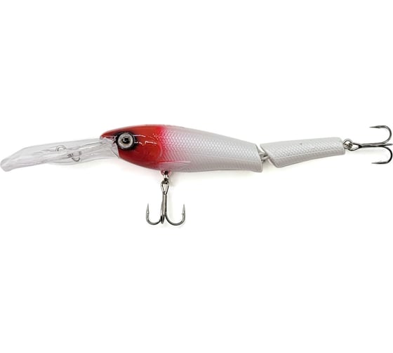 Воблер Namazu Jointed Zun Minnow, L-95 мм, 12.5 г, минноу, составной, плавающий (0.5-2.5м), цвет №1 N39-95-C01