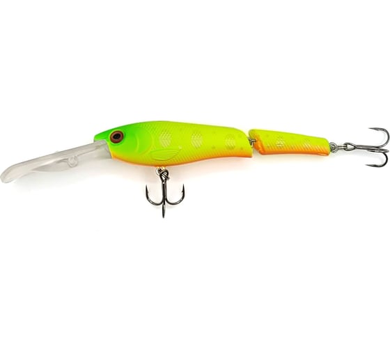 Воблер Namazu Jointed Zun Minnow, L-95 мм, 12.5 г, минноу, составной, плавающий (0.5-2.5м), цвет №8 N39-95-C08 1