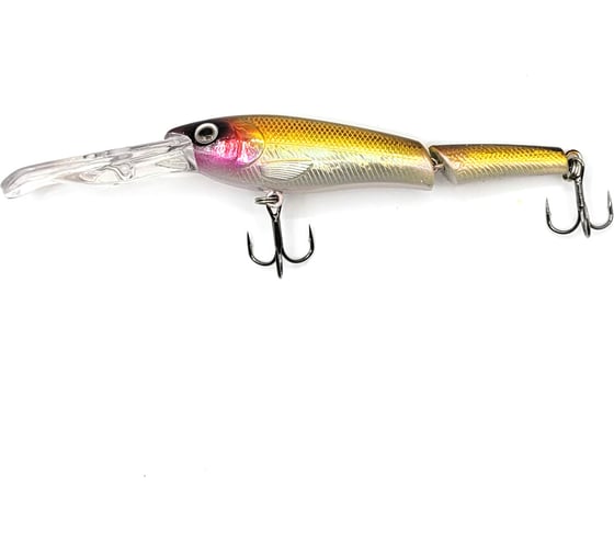 Воблер Namazu Jointed Zun Minnow, L-95 мм, 12.5 г, минноу, составной, плавающий (0.5-2.5м), цвет №10 N39-95-C10 1