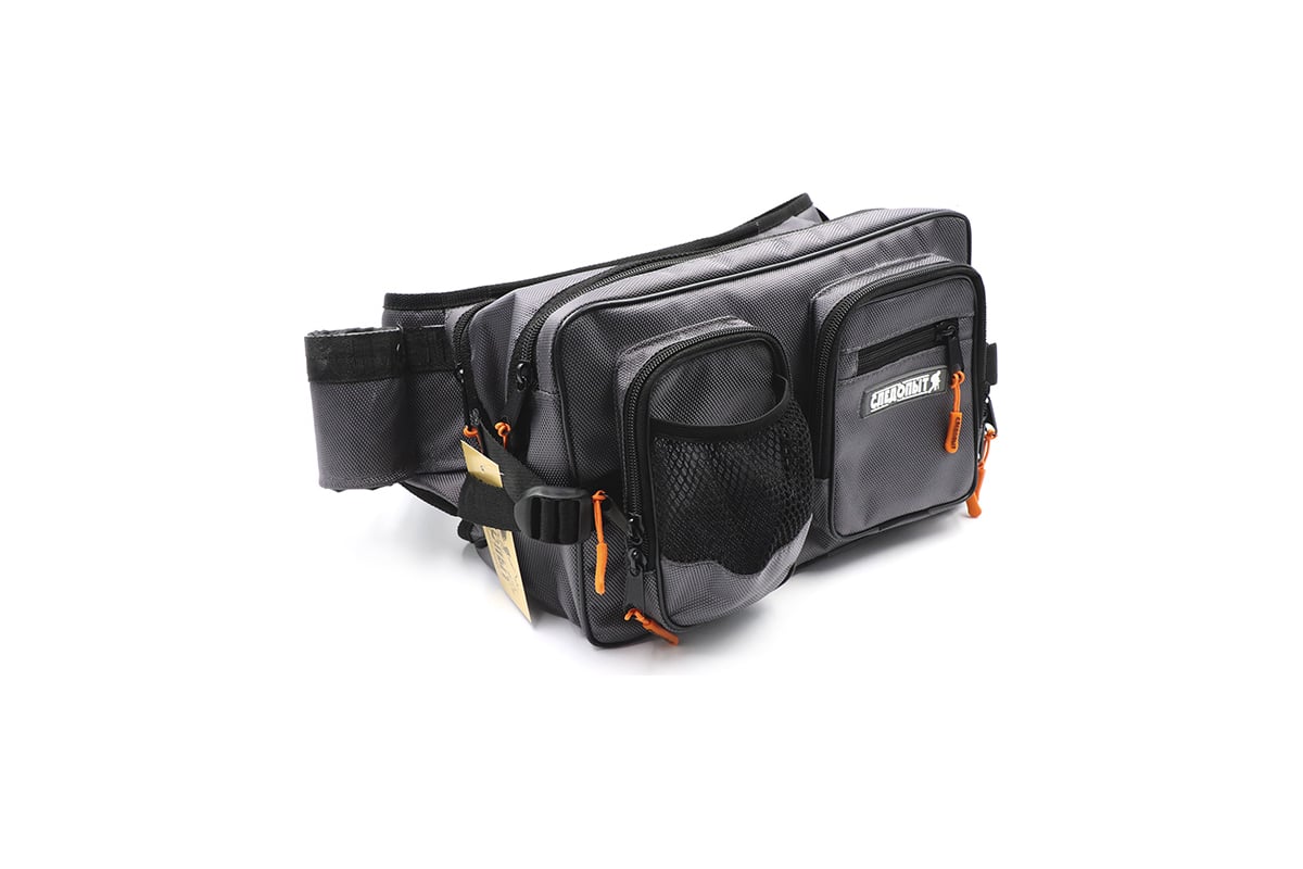 Сумка рыболовная Следопыт Fishing Hip Bag WBP 31x20x23 см, серый PF-BM ...