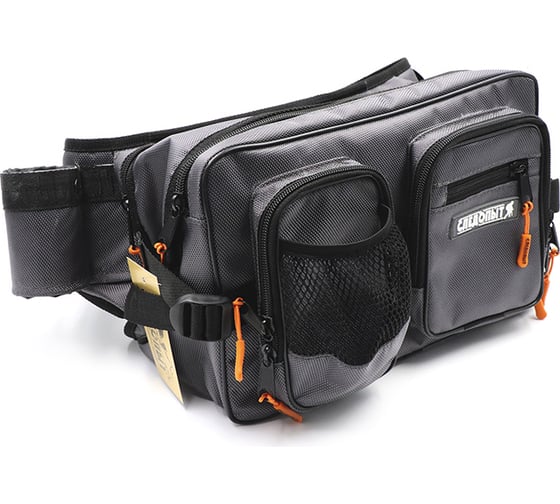 Сумка рыболовная Следопыт Fishing Hip Bag WBP 31x20x23 см, серый PF-BM-05 1