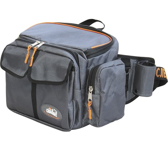 Сумка рыболовная Следопыт Fishing Hip Bag T2 27x23x17 см, серый PF-BM-04