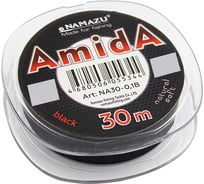 Леска Namazu Amida, L-30 м, d-0.16 мм, test-3.20 кг, угольно-черный, 10 шт NA30-0,16B