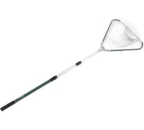 Складной телескопический подсачек Namazu L - 180 см, треугольный обод 50 см, нейлон N-YQ50-180