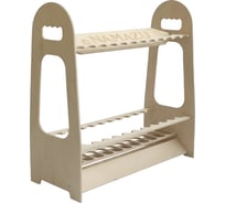 Стойка для удилищ Namazu под 24 шт, 750x320x755 мм, покрытие лаком N-SS-09L