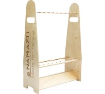 Стойка для удилищ Namazu под 20 шт, 540x240x800 мм, покрытие лаком N-SS-01L