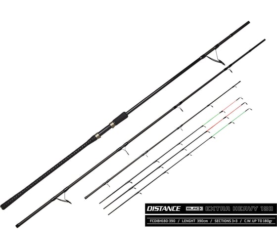 Удилище фидерное FEEDER CONCEPT Distance BLACK EXTRA HEAVY 180 3.90 FCDIBH180-390