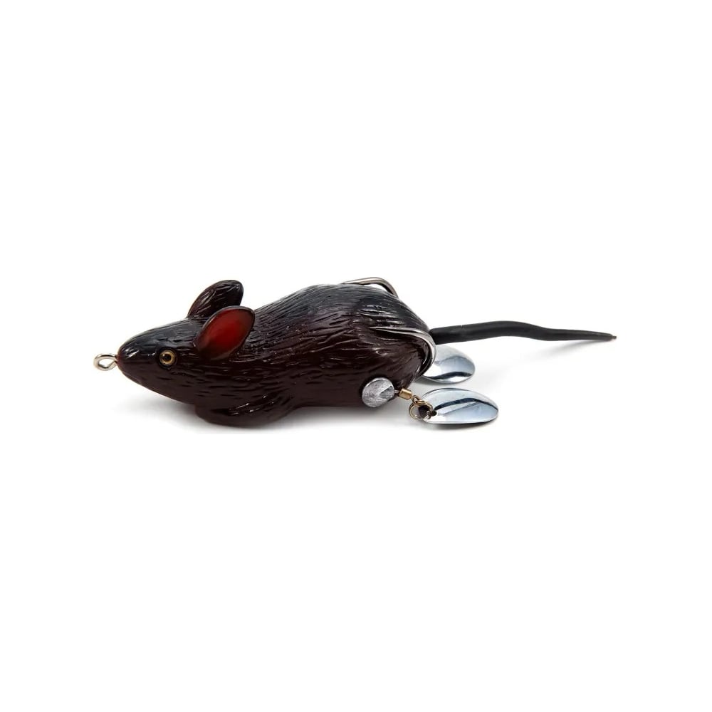 Мышь-незацепляйка Namazu MOUSE с лепестками, 76 мм, 26 г, цвет 13,  крючок-двойник YR Hooks (BN) #2 N-MP76-26-13 - выгодная цена, отзывы,  характеристики, фото - купить в Москве и РФ