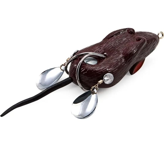Мышь-незацепляйка Namazu MOUSE с лепестками, 76 мм, 26 г, цвет 13, крючок-двойник YR Hooks (BN) #2 N-MP76-26-13