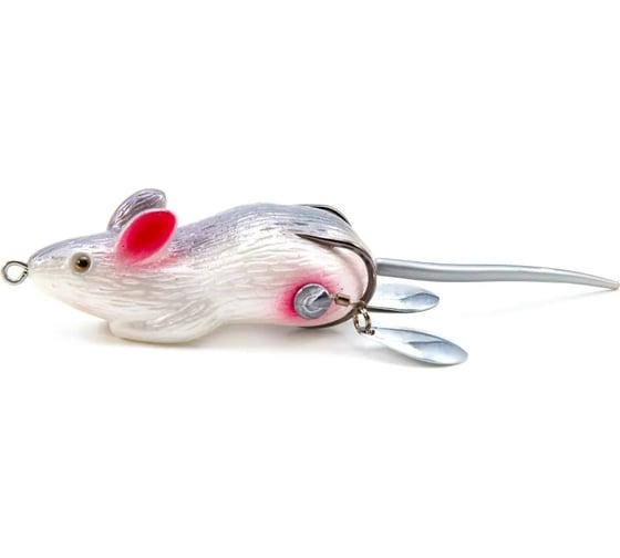 Мышь-незацепляйка Namazu MOUSE с лепестками, 76 мм, 26 г, цвет 17, крючок-двойник YR Hooks (BN) #2 N-MP76-26-17
