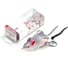 Мышь-незацепляйка Namazu MOUSE с лепестками, 76 мм, 26 г, цвет 17, крючок-двойник YR Hooks (BN) #2 N-MP76-26-17 4