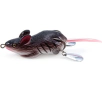 Мышь-незацепляйка Namazu MOUSE с лепестками, 76 мм, 26 г, цвет 11, крючок-двойник YR Hooks (BN) #2 N-MP76-26-11