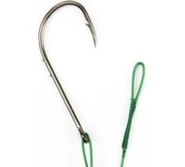 Стальной поводок Namazu Leader 1x7 Nylon Coated Green, d - 0.48 мм, L - 40 см, с одинарным крючком 92247 N-LS48-40BH2/0L