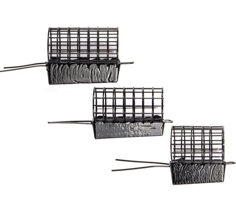 Кормушки фидерные металлические FEEDER CONCEPT FC M1 Течение 80/100/120 г, 3 шт FCMC-M1GH1-SET