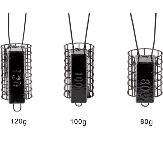 Кормушки фидерные металлические FEEDER CONCEPT FC M1 Течение 80/100/120 г, 3 шт FCMC-M1GH1-SET