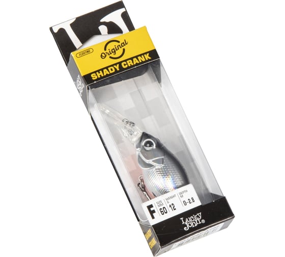 Воблер плавающий Lucky John LJ Original SHADY CRANK F 6 см, цвет A082 LJO1206F-A082