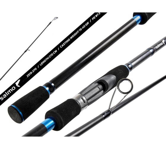 Удилище спиннинговое Salmo Sniper ULTRA SPIN II тест 40 г, 2.70 м 2519-270