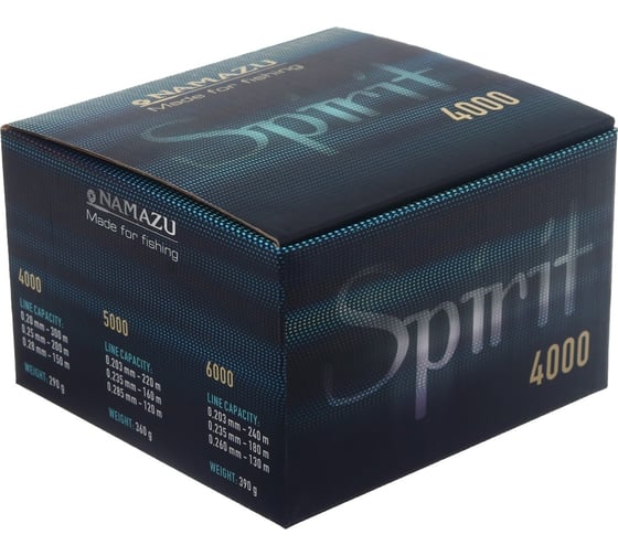 Катушка безынерционная Namazu Pro Spirit SPT4000 5+1 подшипник, металлическая+пластиковая шпуля N-RSPT4000