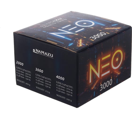 Катушка безынерционная Namazu Pro Neo NE3000, 5+1 подшипник, металлическая шпуля N-RNE3000