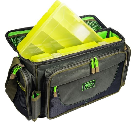 Tramp сумка рыболовная с пластиковыми коробками 2шт 40x17x24см M TRP-032