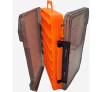 Коробка для воблеров двухсторонняя GFish 17300, оранжевая ns17300red