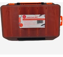 Коробка для воблеров двухсторонняя GFish 17500 оранжевая ns17500red