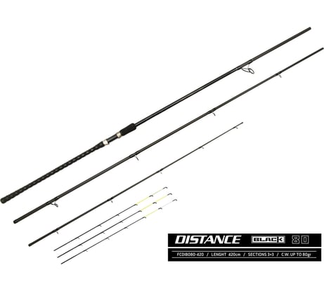 Удилище фидерное FEEDER CONCEPT Distance BLACK 080 4.20 FCDIB080-420