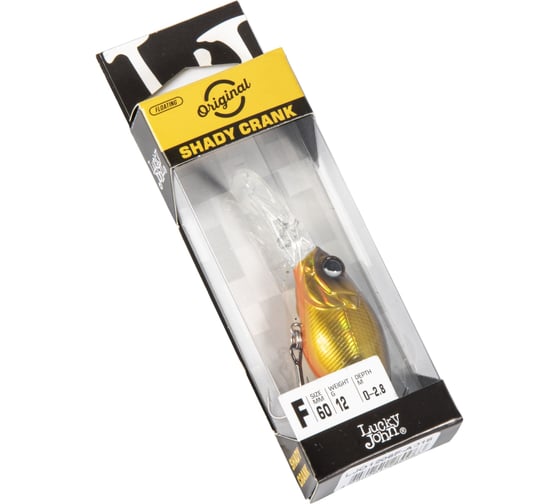 Воблер плавающий LUCKY JOHN LJ Original SHADY CRANK F 6 см, A018 06.00/A018 LJO1206F-A018