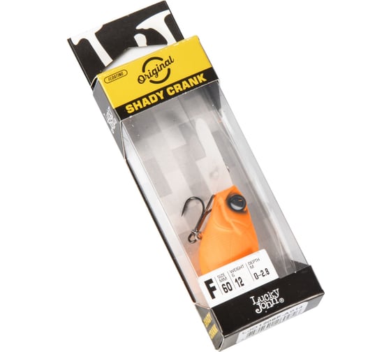 Воблер плавающий LUCKY JOHN LJ Original SHADY CRANK F 6 см, A014 06.00/A014 LJO1206F-A014