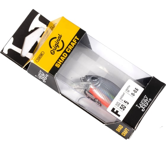 Воблер плавающий LUCKY JOHN LJ Original SHAD CRAFT F 5 см, A082 05.00/A082 LJO1105F-A082
