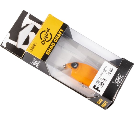 Воблер плавающий LUCKY JOHN LJ Original SHAD CRAFT F 5 см, A014 05.00/A014 LJO1105F-A014