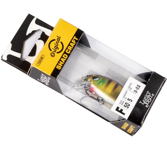 Воблер плавающий LUCKY JOHN LJ Original SHAD CRAFT F 5 см, A010 05.00/A010 LJO1105F-A010