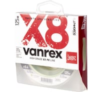 Леска плетеная LUCKY JOHN Vanrex х8 BRAID Fluo Green 125x010 мм LJ4118-010