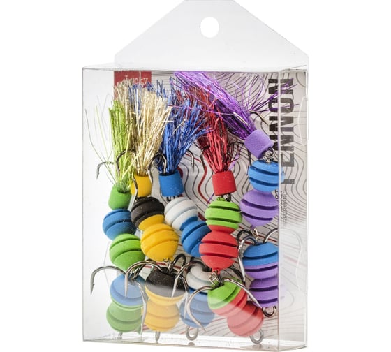 Приманки джиговые Lucky John LJ PENNON ROLLERWORM MIX1 5 шт LJPB003-01 1