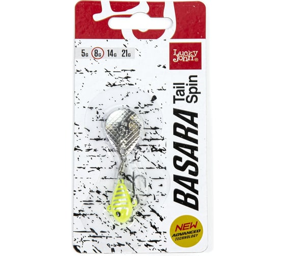 Тейл-спиннер LUCKY JOHN BASARA TAIL SPIN 08.0 г, 008, в блистере LJBTS08-008 1