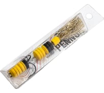 Приманка джиговая Lucky John LJ PENNON BARBELLWORM желтый/черный FB3008469