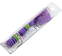 Приманка джиговая Lucky John LJ PENNON BARBELLWORM фиолетовый/зеленый FB3008467