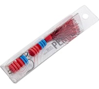 Приманка джиговая Lucky John LJ PENNON BARBELLWORM красный/синий FB3008465