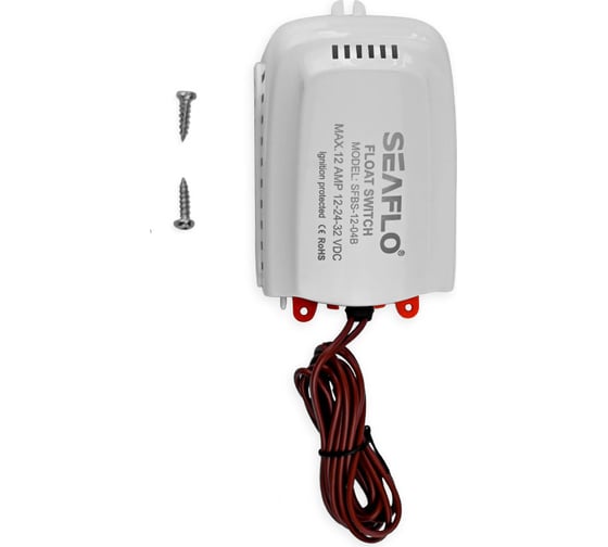 Переключатель автоматический поплавковый с кожухом SeaFlo 12V/24V SFBS-12-04B