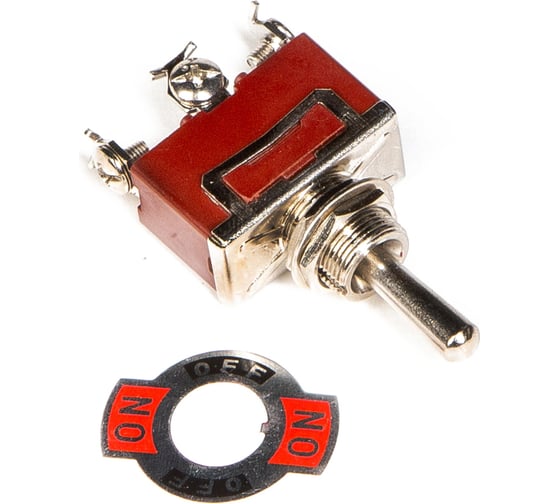 Тумблер Skipper ON-OFF-ON, медь/алюминий/пластик SK-AN3C123AA 1