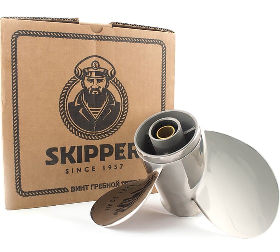 Винт гребной Skipper для Suzuki 25-30HP, 3x10 1/4"x14", 10_RH, нержавеющая сталь SK99105-00600-14P
