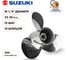 Винт гребной Skipper для Suzuki 25-30HP, 3x10 1/4"x13", 10_RH, нержавеющая сталь SK99105-00600-13P 2