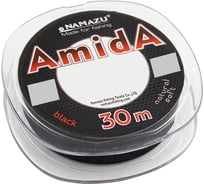 Леска Namazu Amida L-30 м, d-0.12 мм, test-2.20 кг, угольно-черный, 10 шт NA30-0,12B